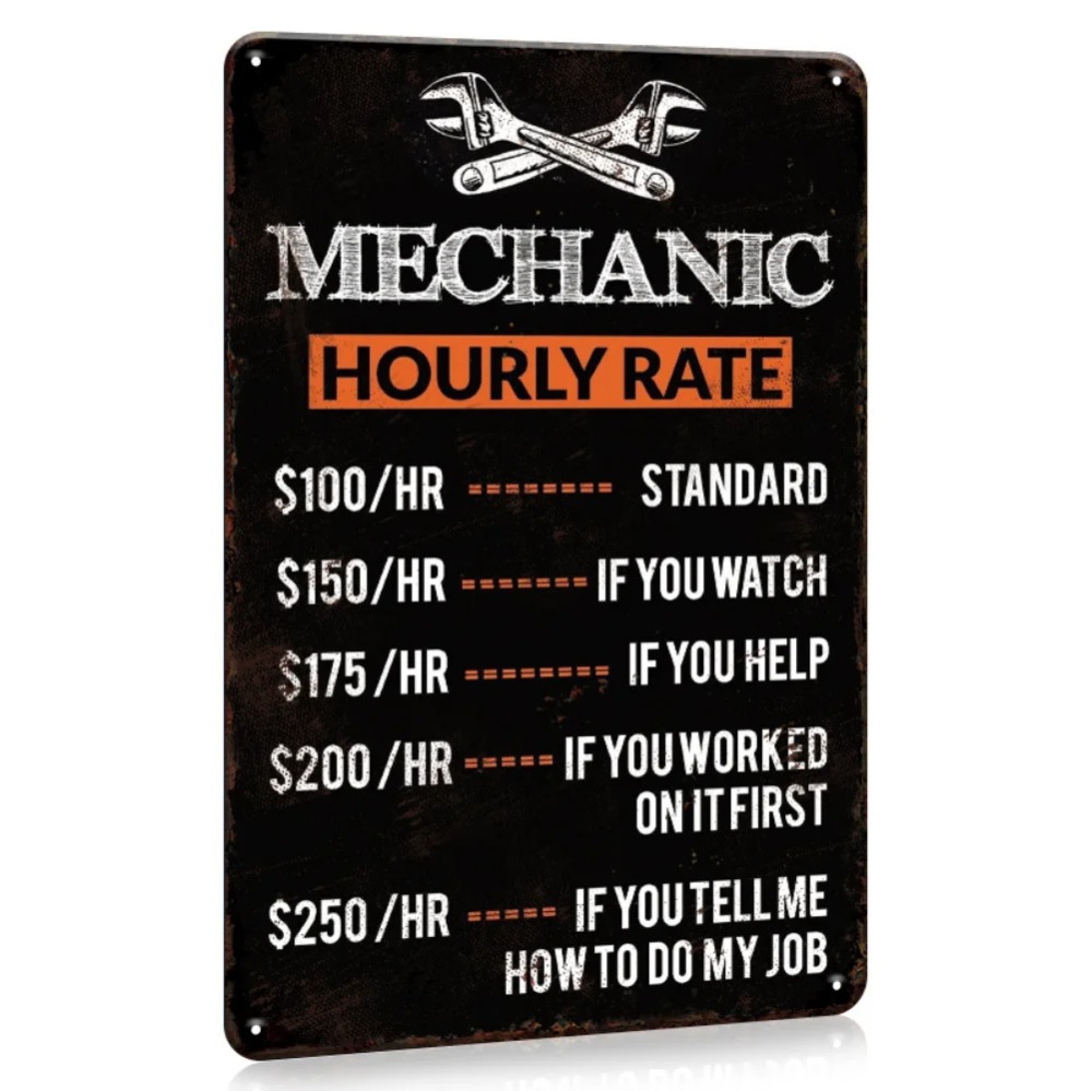 Workshop Tools Hours - Tanda Tarif Jam Mekanik Vintage |