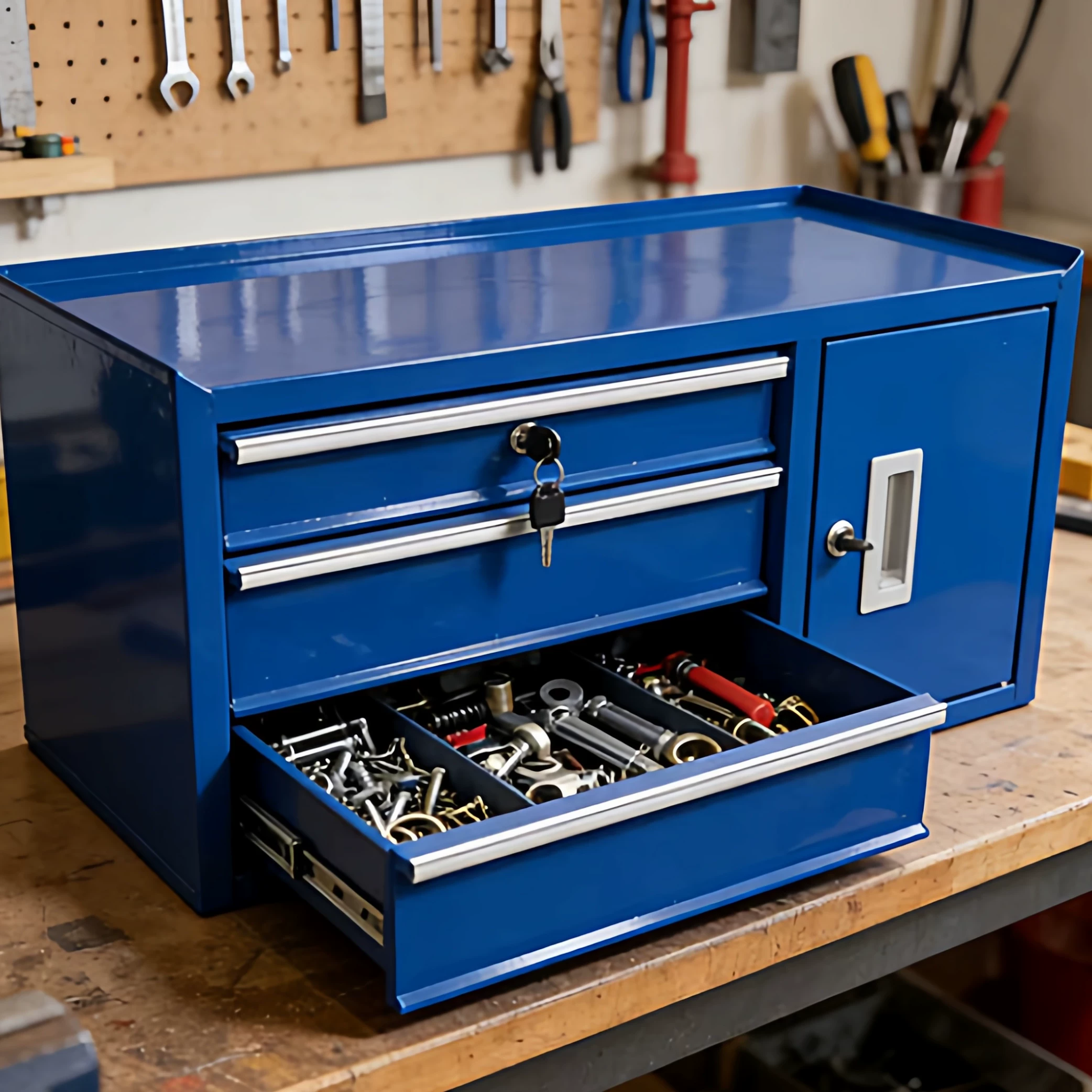 Workshop Use Tools - Kabinet Alat Meja Besi Serbaguna, Kotak