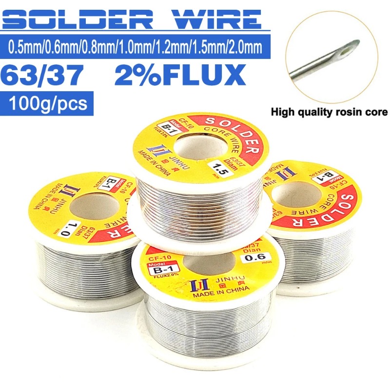 Tools For Electronic Workshop - Kawat Solder Timah 100g dengan Inti