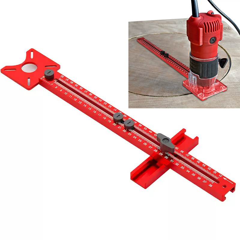 Dowel Jig Kit - Braket Router 3 in 1 untuk