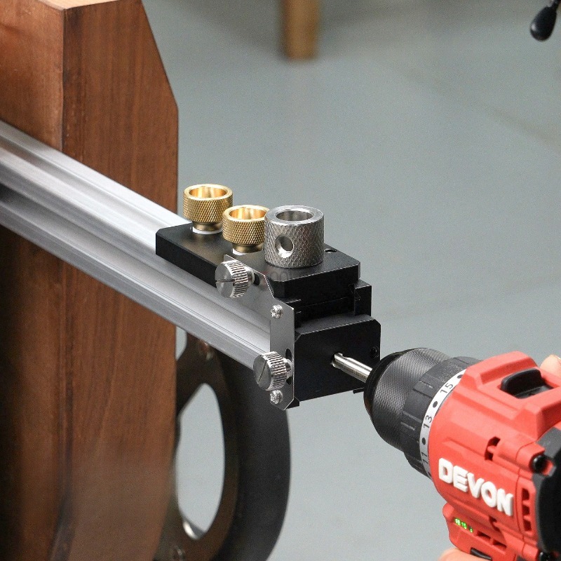 Dowel Jig Kit - Alat Bantu Pengeboran dan Pembuat Lubang