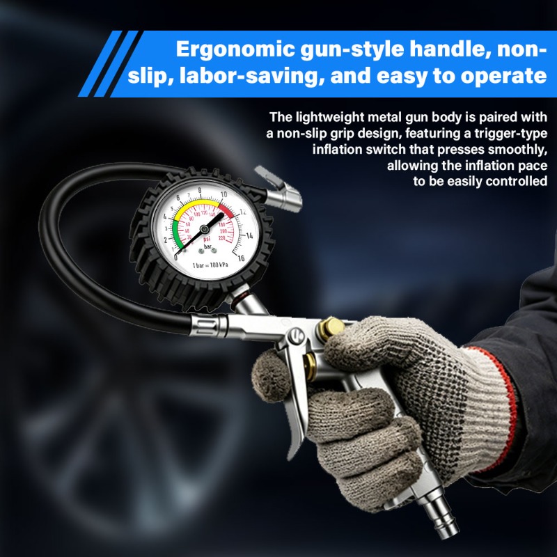 Pengukur Tekanan Ban Mobil, Al - Workshop Tools Car ulasan dan harga