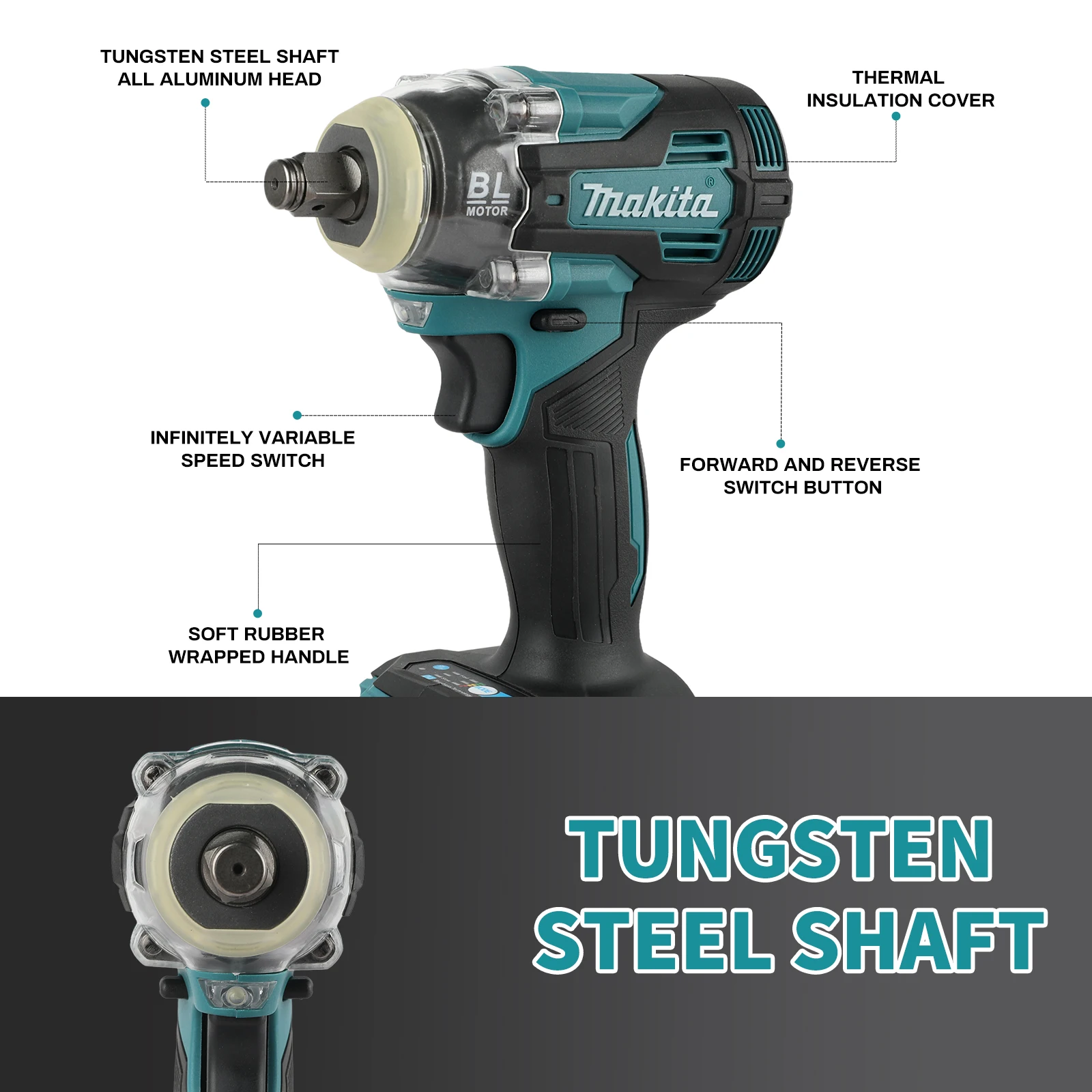 Untuk Impact Wrench Makita TW0 - Workshop Use Tools ulasan dan harga