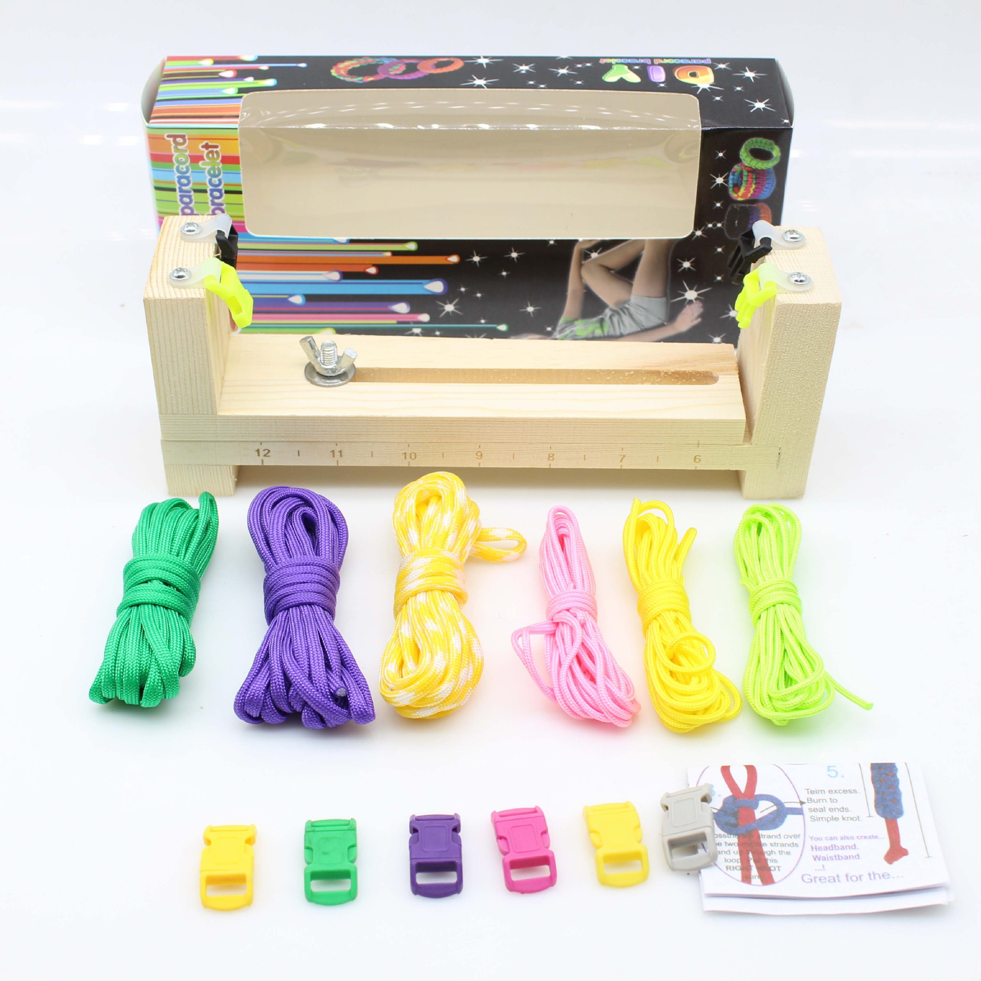 Paracord kayu Jig gelang pembu - Dowel Jig Kit ulasan dan harga