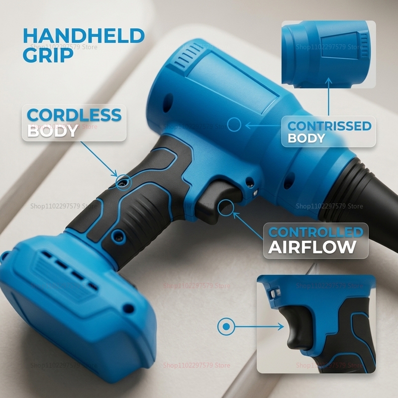 18V Brushless Cordless Air Dus - Workshop Tools Car ulasan dan harga
